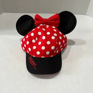 Disney World  Youth Size Minnie Mouse baseball Cap Hat little girls